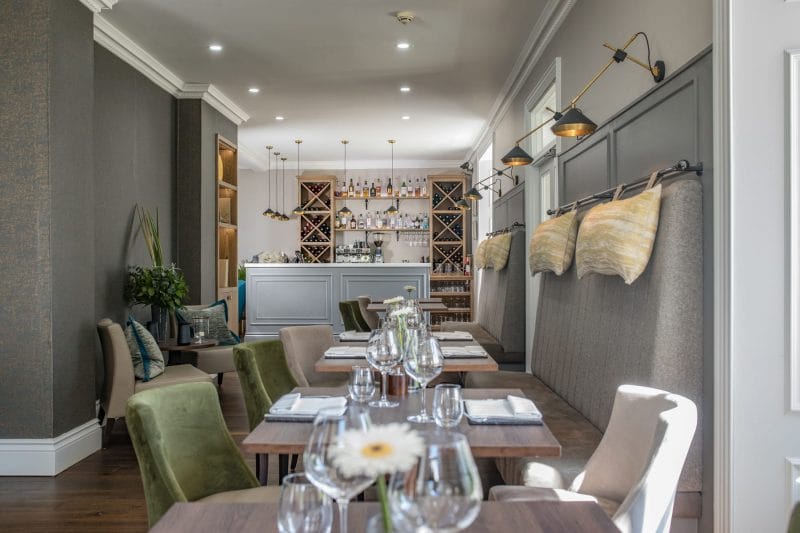 Interior dining room at The Marmalade Country House Hotel on the Isle of Skye