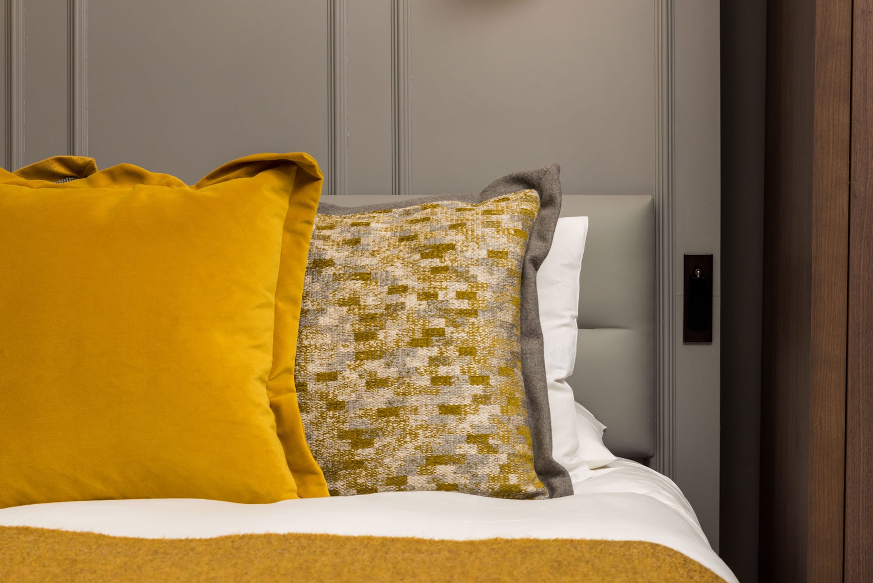 Pillow details at Marmalade Manor House Hotel