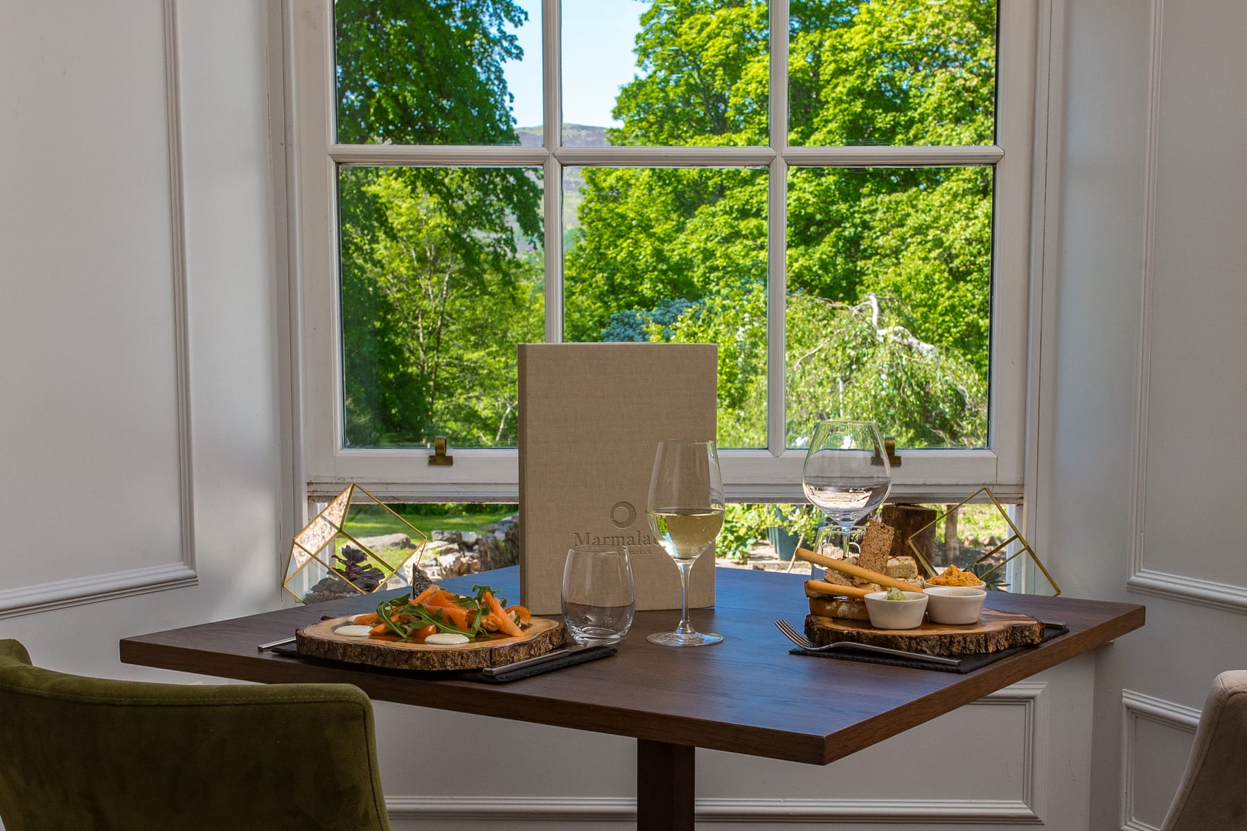 Dining at Marmalade Manor House Hotel