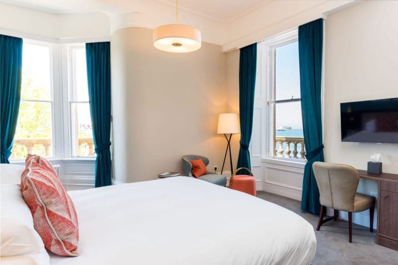 superior double rooms with harbour views on the Isle of Skye