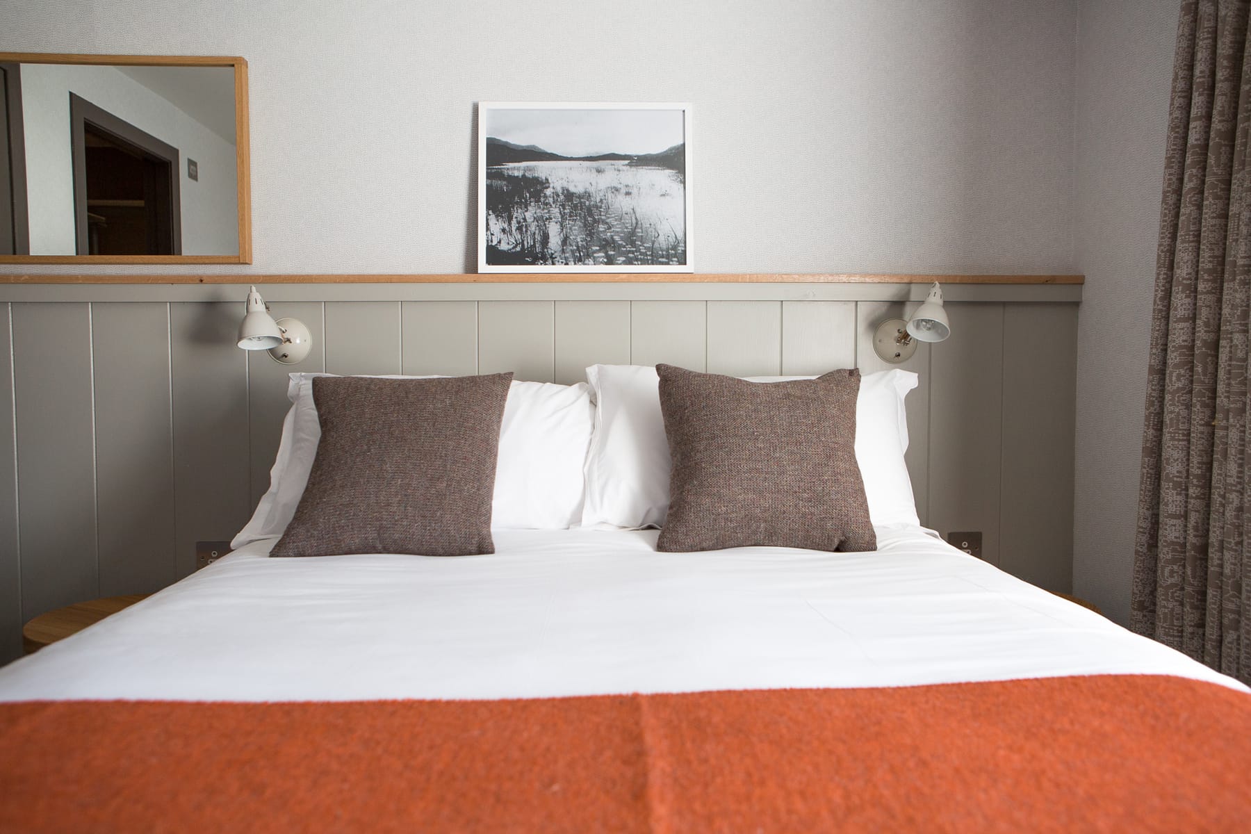 double suite bed details at The Bosville Hotel