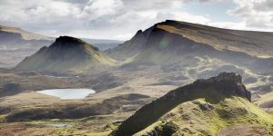 landscape view over Scottish Highlands