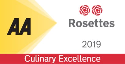 2 Rosettes for culinary excellence