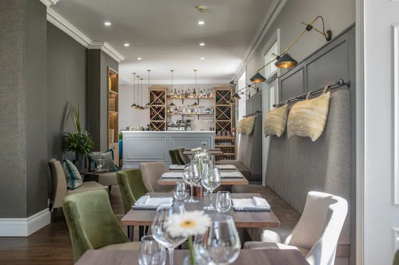 Interior dining room at The Marmalade Country House Hotel on the Isle of Skye